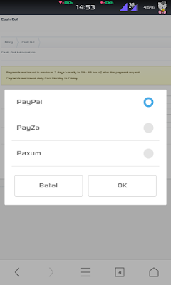 Bukti Pembayaran PPC PopCash dan Cara Pendaftarannya