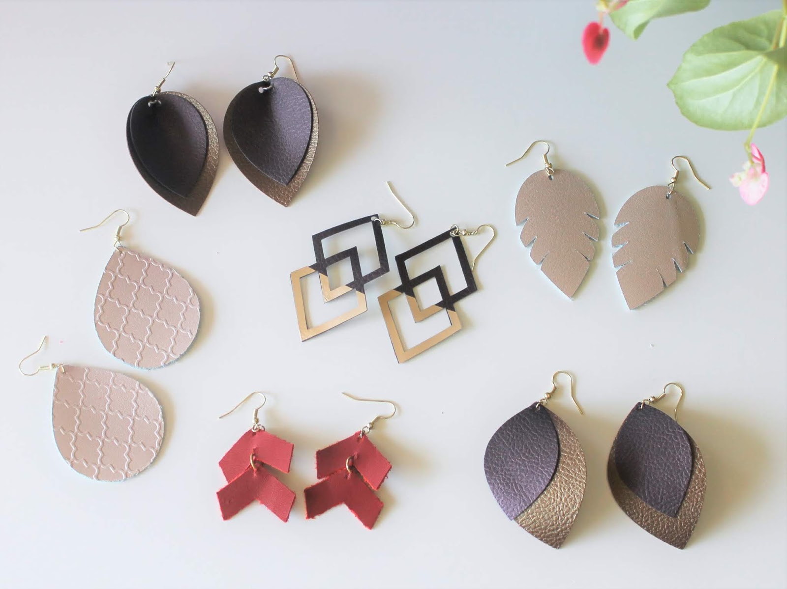 Download Diy Leather Earrings And Free Cut File Sew Simple Home