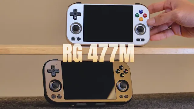 Anbernic RG477M Metal Gaming Handheld Unveiled CNC Design Screen and Chipset Details