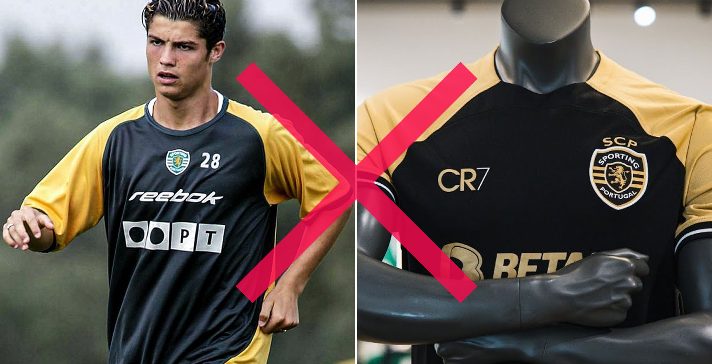 ronaldo in new kit