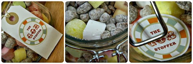 The Gobstopper Click 'n' Mix Sweets Small Kilner Jar Choc Nibbles Orange Lemon Fizzballs Edinburgh Rock