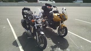 Hades and Bumblebee on the Merritt Parkway