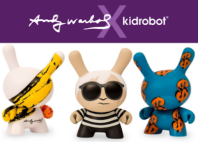 Coming Soon - The Andy Warhol x Kidrobot Vinyl Figure & Plush Collection