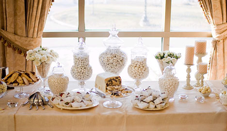 Creating a candy buffet became more of a challenge to create than originally