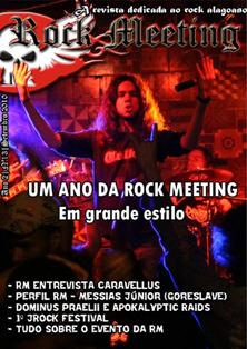 Rock Meeting 13 - Setembro 2010 | TRUE PDF | Mensile | Musica | Metal | Rock | Recensioni
Rock Meeting é una revista digital criada em 2009 com o objetivo de movimentar a cena de Rock underground de Alagoas. Atualmente, é conhecida nacional e internacionalmente.