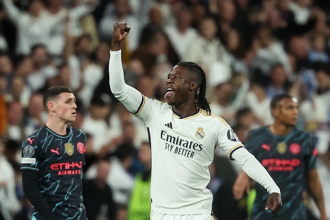 ‘I score once a year, I hope they don’t steal it off me’ – Real Madrid’s Eduardo Camavinga believes he deserves credit for goal against Manchester City
