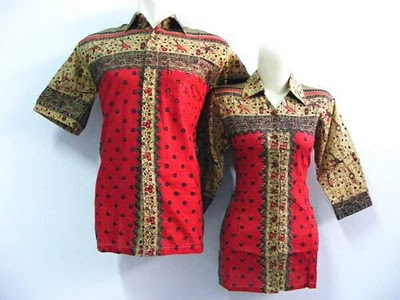  Baju  Couple  Online Model  Baju  Kemeja Batik Couple  Terbaru