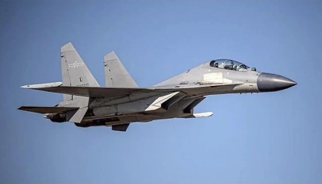 Cover Image Attribute: In this undated file photo released by the Taiwan Ministry of Defense, a Chinese PLA J-16 fighter jet flies in an undisclosed location. China says a recent increase in military exercises and warplane missions near Taiwan is necessary to defend national sovereignty and territorial integrity. (Taiwan Ministry of Defense via AP, File)