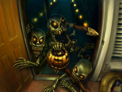 Halloween Horror Greeting Cards