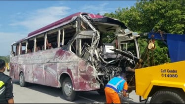 Sopir Bus Satgas Hanura Meninggal, Korban Tewas Bertambah Jadi Tiga Orang