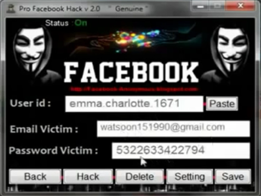 Facebook Hacker Pro 289 Crack With Activation Key Full Free - activation code for roblox hacks