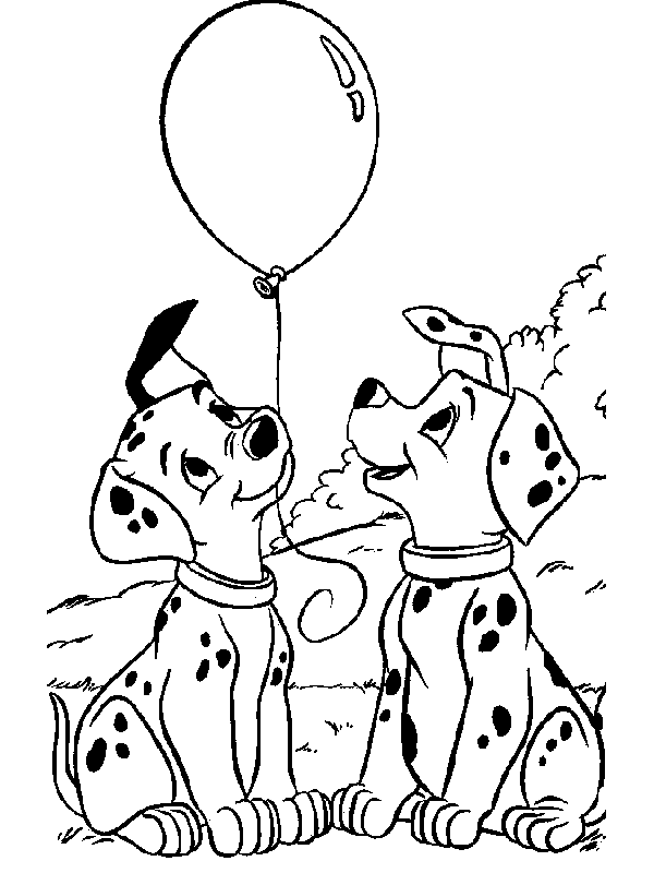 101 DALMATIANS COLORING PAGE AND DOT TO DOT title=