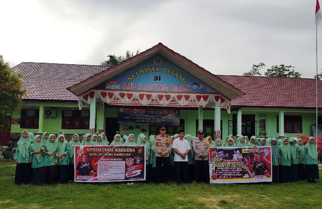 “Saweu Sikula”, Kapolsek Pantee Bidari Ajak Pelajar Jadi Agen Perubahan