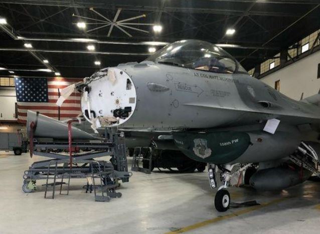 Military And Commercial Technology Usaf Installs Northrop Grumman S Apg Radar On Air Guard F 16