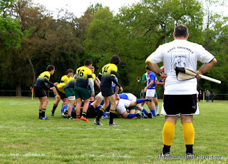 Rugby game in Castets