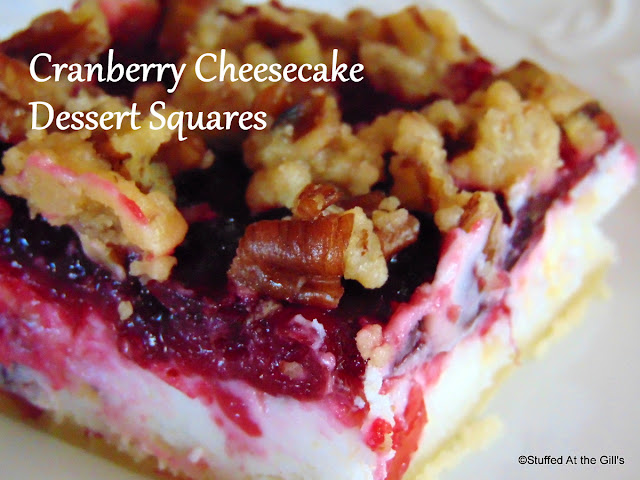 Cranberry Cheesecake Dessert Squares