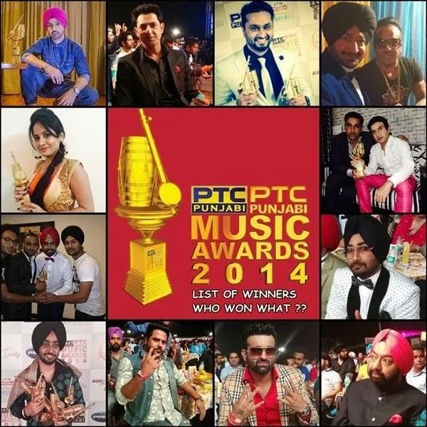 Winners of PTC Punjabi Music Awards 2014