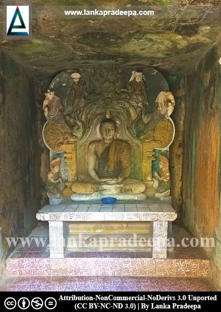 A Buddha statue in one of shrine rooms, Vijayothpaya