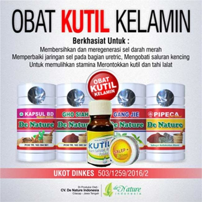 Obat Kutil Kelamin De Nature – Rontok Tanpa Operasi