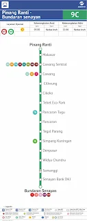 peta rute transjakarta pinang ranti bundaran senayan