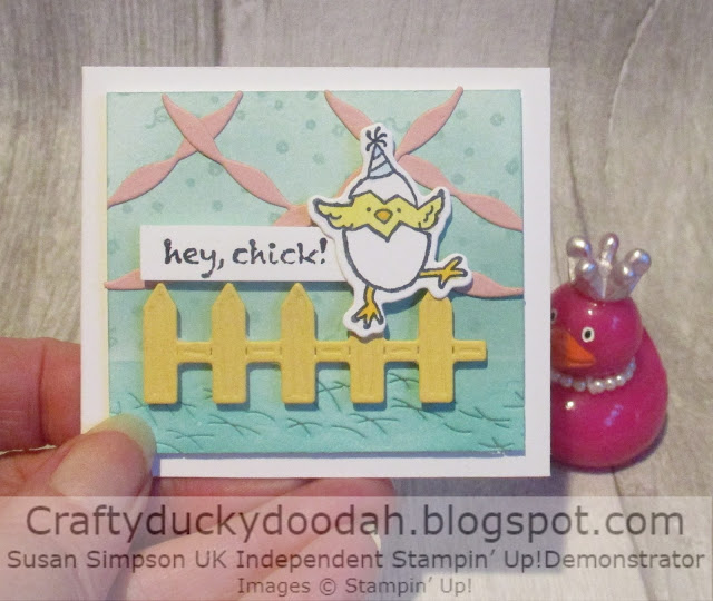 Craftryduckydoodah, Hey Chick, Hey Birthday Chick, Stampin' Up,