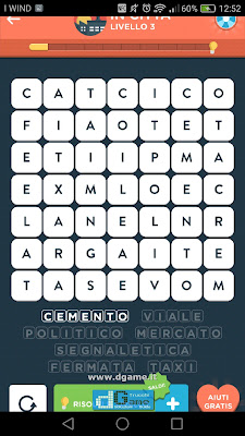 WordBrain 2 soluzioni: Categoria In Città (7X7) Livello 3