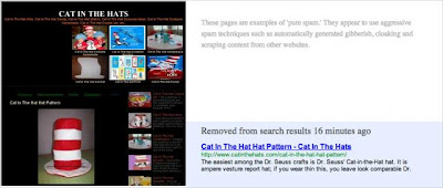 Cat In The Hat Website Spam