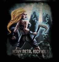 pochette VARIOUS ARTISTS heavy metal rock vol. 1, LP, compilation FROM THE VAULTS 2022