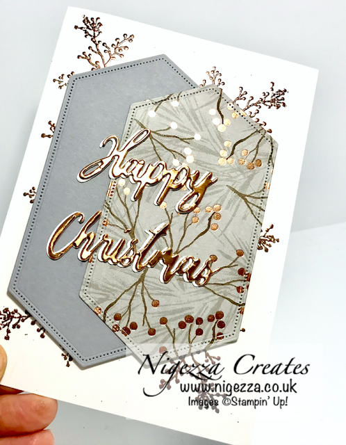 Nigezza Creates with Stampin' Up! and Word Wishes and Stitched Nested Label Dies 