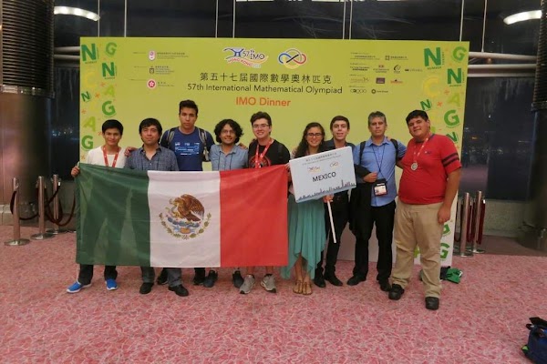 Logra México cinco medallas en olimpiada matemática en Hong Kong