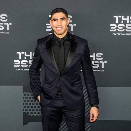 Le marocain Achraf HAKIMI fait partie de la sélection de l’équipe type de l’année annoncé lors de la cérémonie (Fifa The Best)