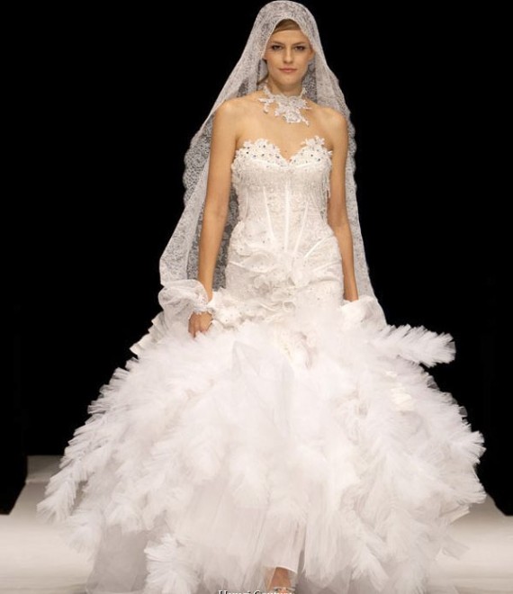 Puffy White Wedding Dress Designs