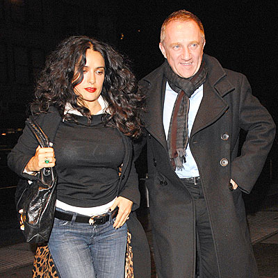 salma hayek husband. Salma Hayek With Husband