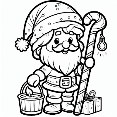 Christmas Coloring Pages Easy