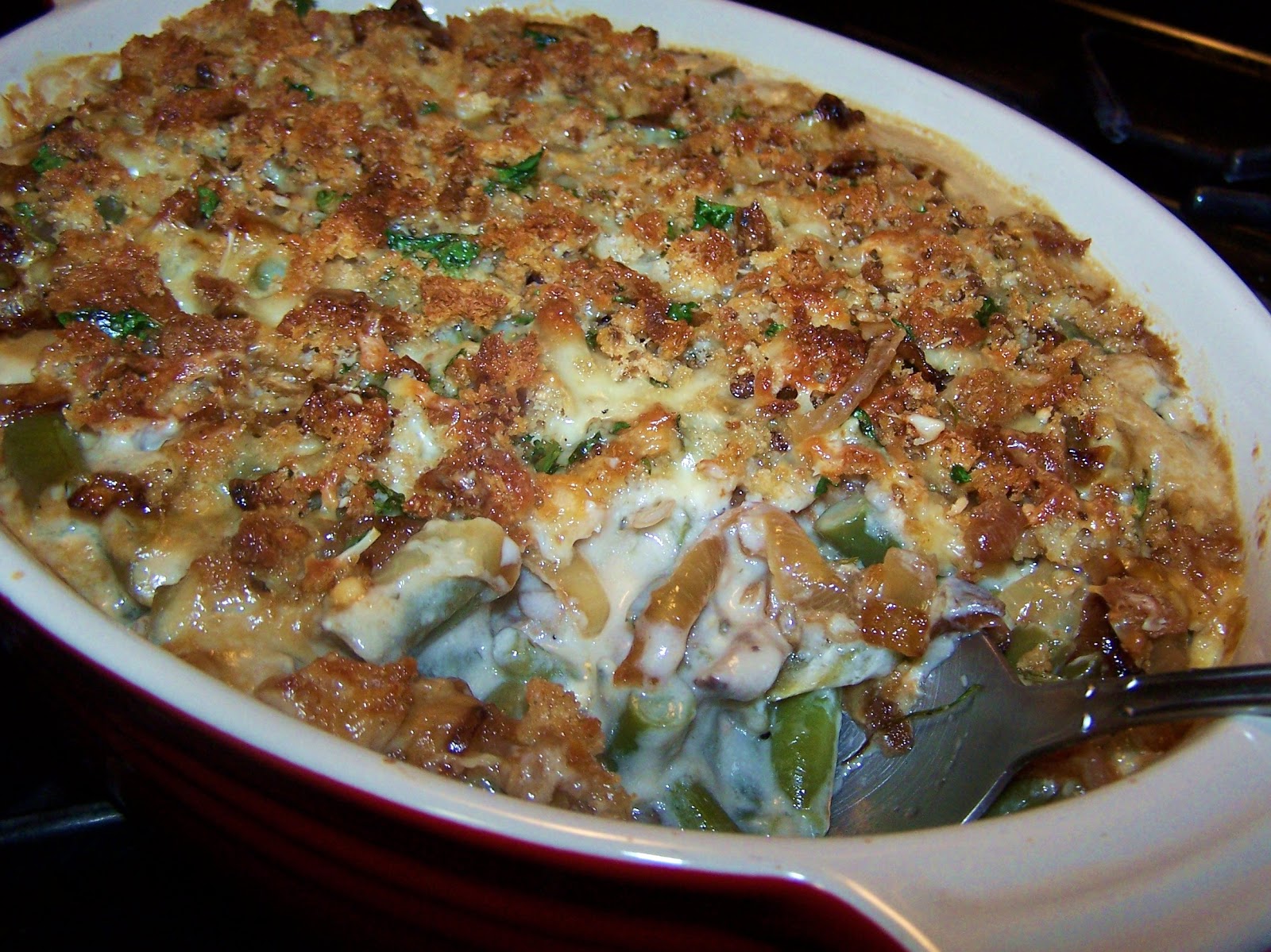 EZ Gluten Free French Onion Green Bean Casserole