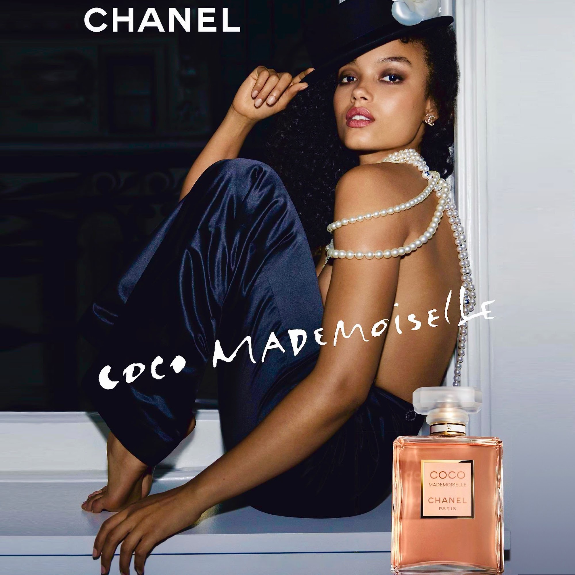 Chanel advert for Coco Mademoiselle featuring Whitney Peak