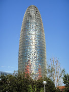 Travelling around Barcelona, I was very taken with the older buildings, . (barcelona's gherkin)