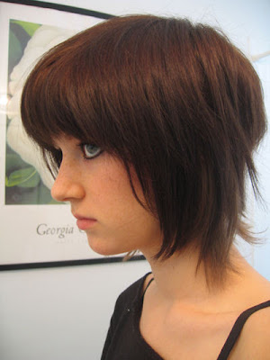 New hairstyles for medium hairstyle may continue to include the emo haircut