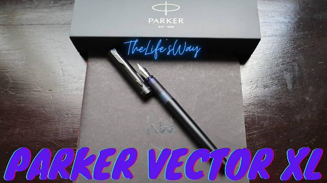 Parker Luxury Vector XL Fountain Pen - Medium Tip with a Different Writing Experience!