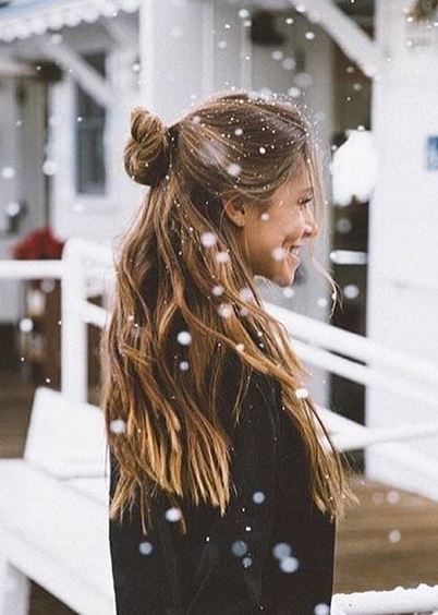 awesome winter hairstyle idea