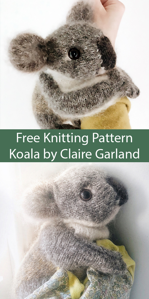 Koala Toy - Free Knitting Pattern