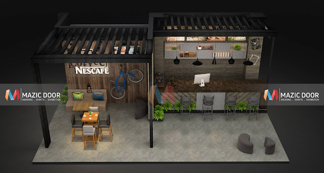 Mazicdoor Coffee Shop Stall Design 5