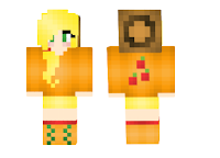 [Skins] Minecraft Apple Jack Girl Skin