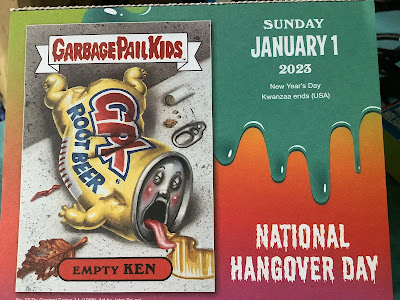Garbage Pail Kids 2023 Calendar - January 1