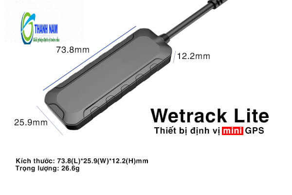 Thiết bị định vị xe máy wetrack lite