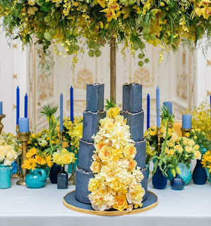Wedding Color Schemes For Fall - Your wedding cake gives you ample opportunities to add color - Wedding Soiree Blog by K’Mich, Philadelphia’s premier resource for wedding planning and inspiration-Philadelphia PA