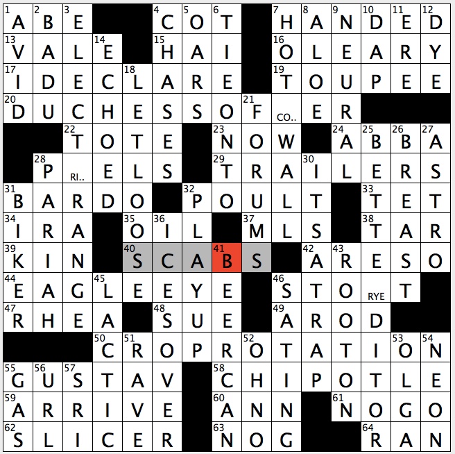 Rex Parker Does The Nyt Crossword Puzzle First Wife Of Pablo Picasso Thu 8 23 18 Third Base In Baseball Lingo Stunning Creatures Of Amazon O Greeting On Many Lolcat