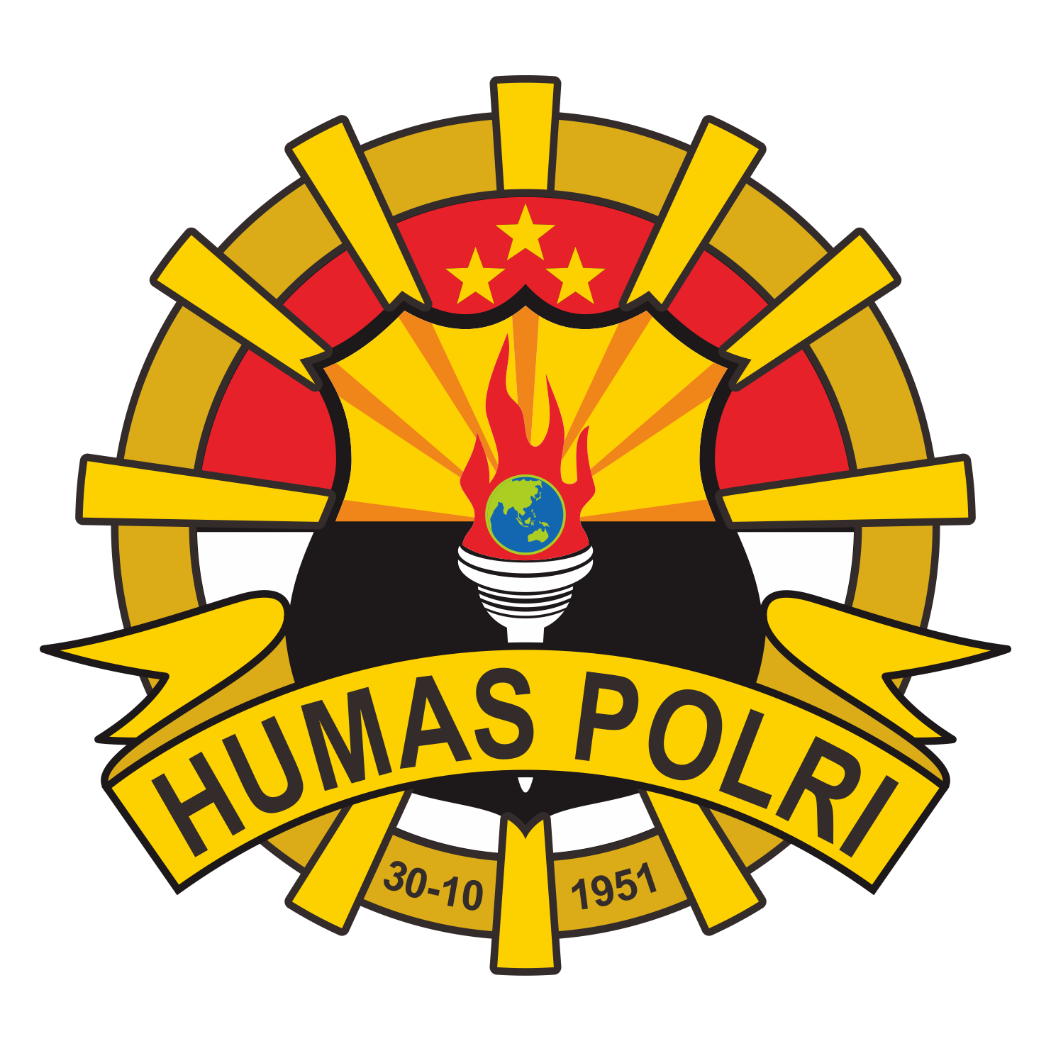 Download Logo  Divisi Humas Polri Terbaru Vektor CDR Mas Vian