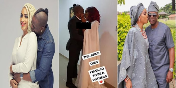 Juliet Ibrahim And And Her Man, Iceberg Slim Wed In Court Today (Photo)