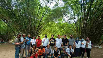 Dinas Pariwisata dan Dinas Budaya Kunjungi Hutan Bambu Warung Bongkok Bekasi,